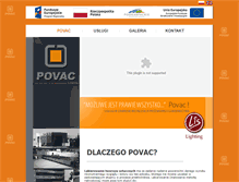 Tablet Screenshot of povac.pl